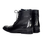 Leather Lace-Up Boot // Black (Euro: 41)