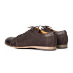 Leather + Suede Sneaker // Brown (Euro: 42)