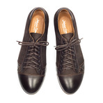 Leather + Suede Sneaker // Brown (Euro: 42)