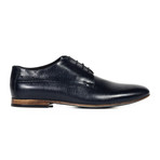 Snake Skin Leather Oxford // Navy (Euro: 40)