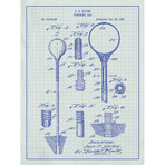 Speed Ball Punching Bag // White Grid (11"L x 17"W)