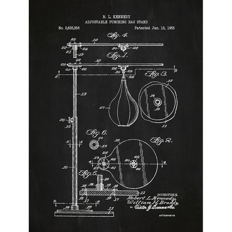 Punching Bag // Chalkboard (11"L x 17"W)