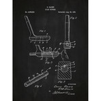 Golf Putter // Chalkboard (11"L x 17"W)