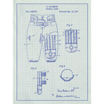 Football Pants // White Grid (11"L x 17"W)