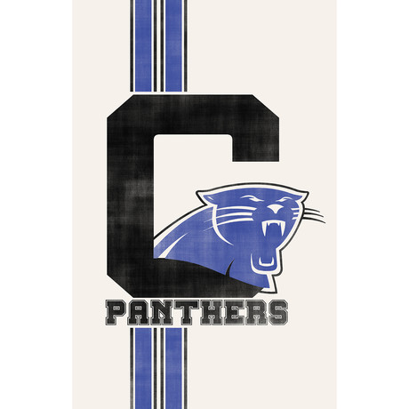 Carolina Panthers (11"L x 17"W)