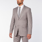 Braveman // Slim-Fit 2-Piece Solid Suit // Light Gray (US: 36S)