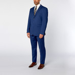Classic Fit 2-Piece Solid Suit // Indigo (US: 38R)