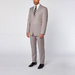 Classic Fit 2-Piece Solid Suit // Light Gray (US: 36R)