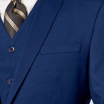 Slim-Fit 3-Piece Solid Suit // Indigo (US: 36S)