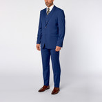 Slim-Fit 3-Piece Solid Suit // Indigo (US: 40L)
