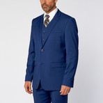 Slim-Fit 3-Piece Solid Suit // Indigo (US: 36S)