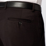 Slim-Fit 3-Piece Solid Suit // Black (US: 40R)