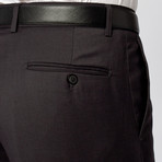 Slim-Fit 3-Piece Solid Suit // Charcoal (US: 38L)