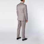 Slim-Fit 3-Piece Solid Suit // Light Gray (US: 38R)