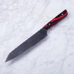 Zen Series 7” Utility Knife // Red + Black (Carbon Steel)