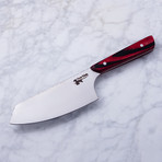 Zen Series 5” Prep Knife // Red + Black (Carbon Steel)