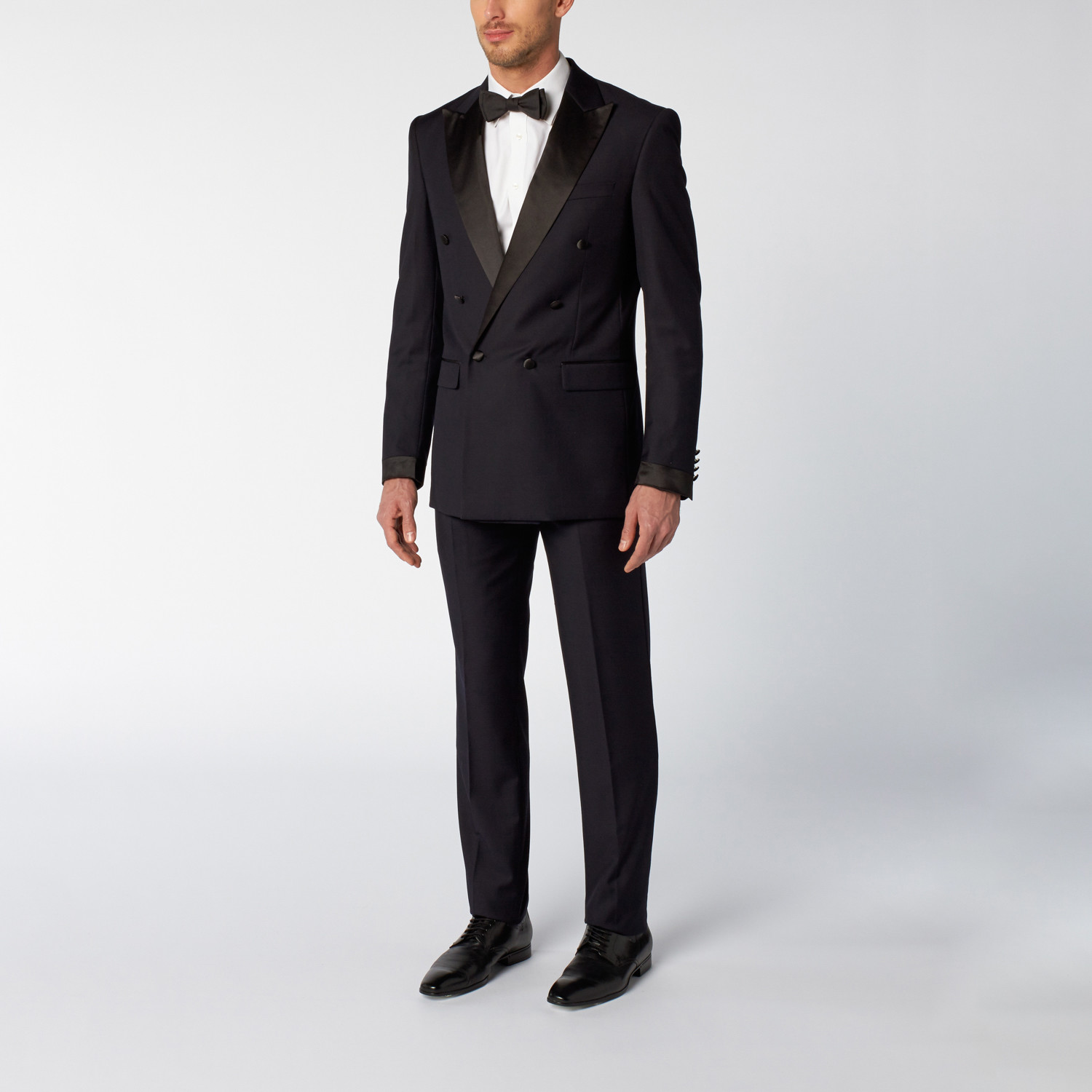 Double Breasted Tuxedo // Midnight Blue (US: 36S) - Braveman Suits ...