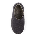 Passion Felt House Shoe // Charcoal + Red (US: 9.5)