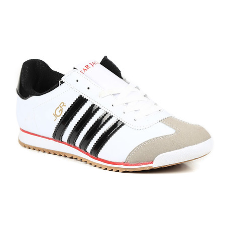 Casual Sneaker // White + Black (Euro: 40)