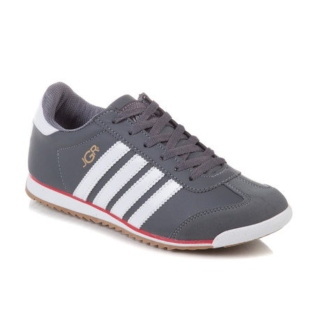 Casual Sneaker // Grey + White (Euro: 40)