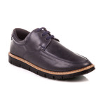 Thick Sole Lace-Up Shoe // Navy (Euro: 44)