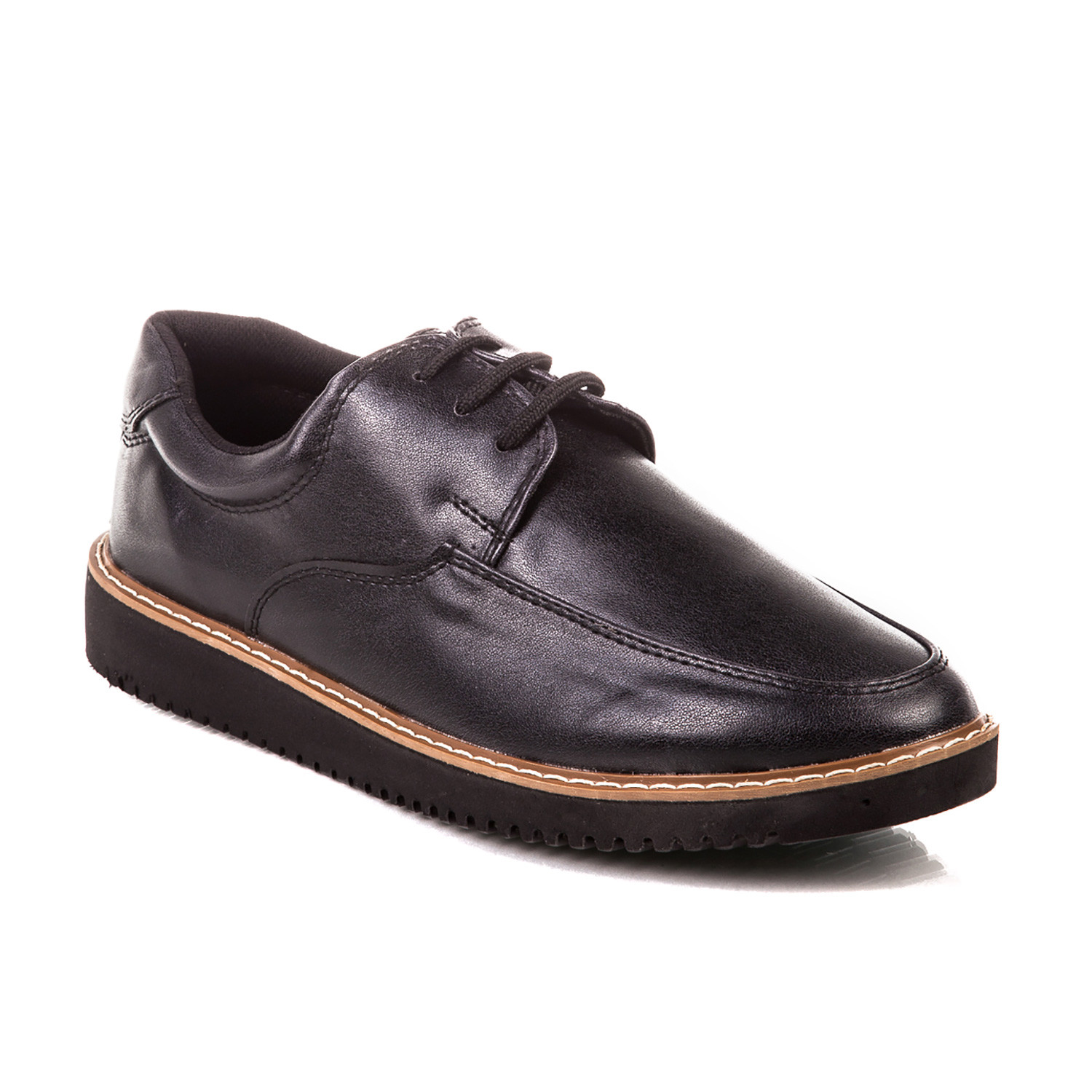 thick sole leather shoes