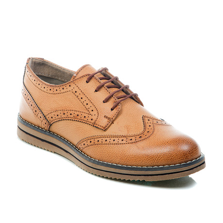 Leather Oxford // Camel (Euro: 40)