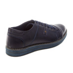 Leather Lace-Up Shoe // Navy (Euro: 42)