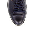 Leather Lace-Up Shoe // Navy (Euro: 40)