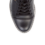 Leather Lace Shoe // Black (Euro: 41)