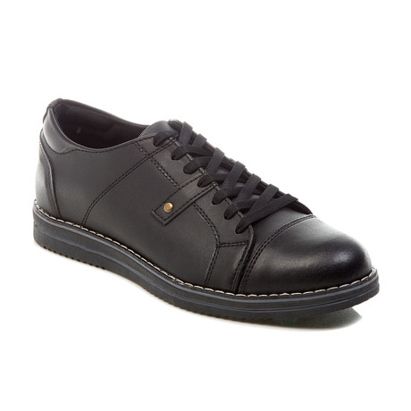 Leather Lace Shoe // Black (Euro: 40)