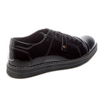 Leather Lace Shoe // Black Patent (Euro: 40)