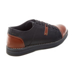 Leather Shoe // Black + Light Brown (Euro: 41)