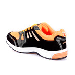 Running Sneaker // Orange + Black (Euro: 42)