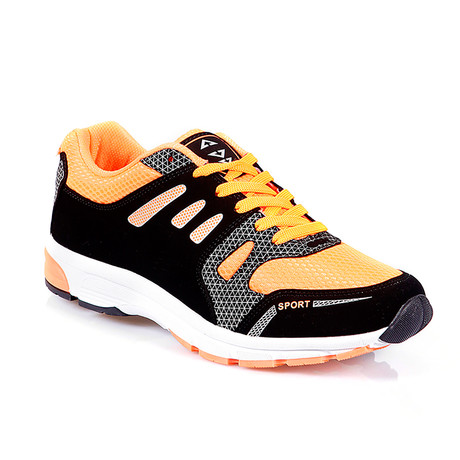 Running Sneaker // Orange + Black (Euro: 40)