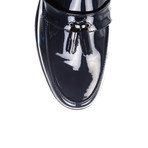 Leather Loafer // Navy + Blue (Euro: 40)