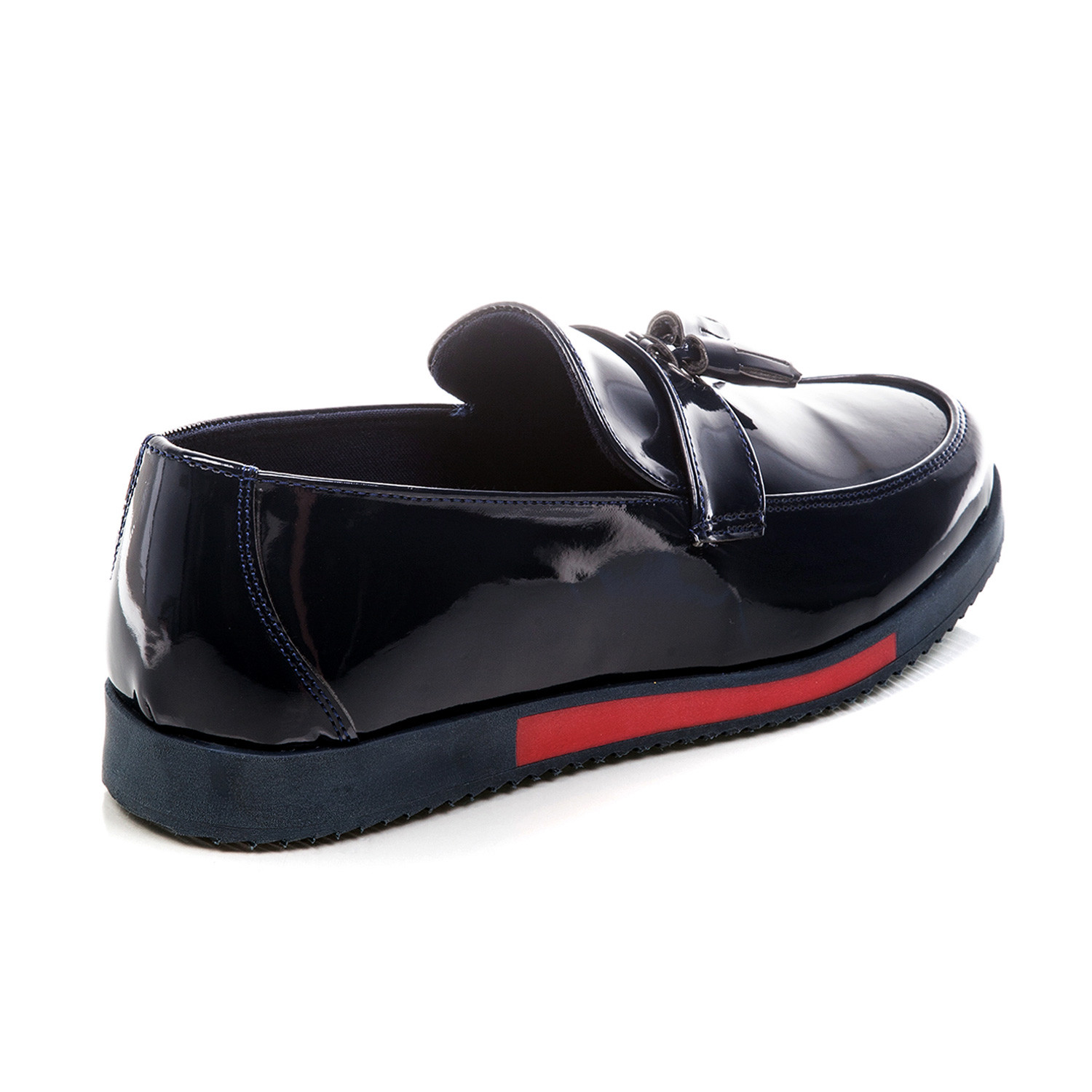 Patent Leather Loafer // Navy + Red (Euro: 43) - JAG Club - Touch of Modern
