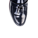 Patent Leather Loafer // Navy + Red (Euro: 40)