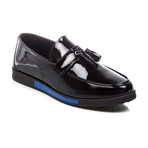 Leather Loafer // Black + Blue (Euro: 40)