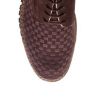 Suede Lace Shoe // Brown Check (Euro: 40)