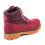 Waterproof Lace-up Boot // Red (Euro: 40)