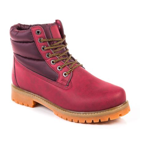 Waterproof Lace-up Boot // Red (Euro: 40)