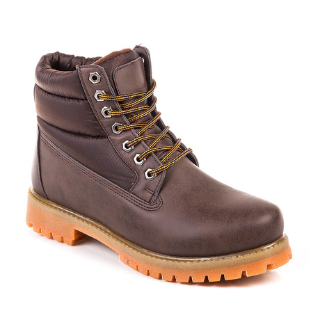 Waterproof Lace-up Boot // Brown (Euro: 40)