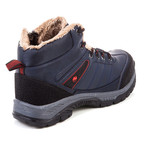 High-Top Waterproof Hiking Boot // Navy + Black (Euro: 42)