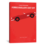 Ferris Bueller's Day Off Minimal Movie Poster // Chungkong (26"W x 40"H x 1.5"D)