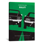 Bullitt Minimal Movie Poster (18"W x 26"H x 0.75"D)