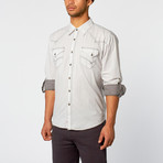 Frank Button-Up Shirt // White (L)