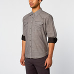 Frank Button-Up Shirt // Black (M)