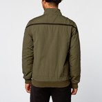Fighter Zip Front Jacket // Olive (S)