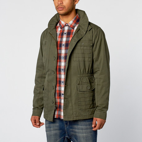 Roosevelt Army Jacket // Green Cement (S)